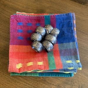 WORLD MARKET Silver Napkin Rings